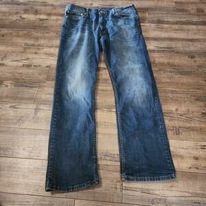 Levis 513 denim mens jeans size 38x32.   2602